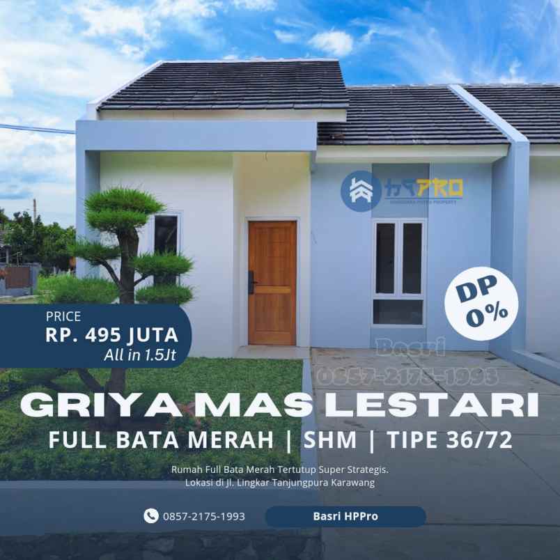 dijual rumah jl baru tj pura klari