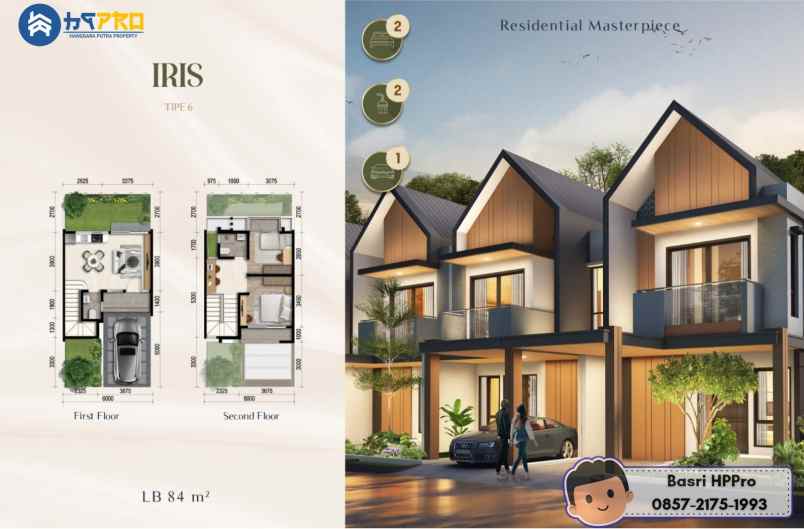 dijual rumah jl interchange karawang barat