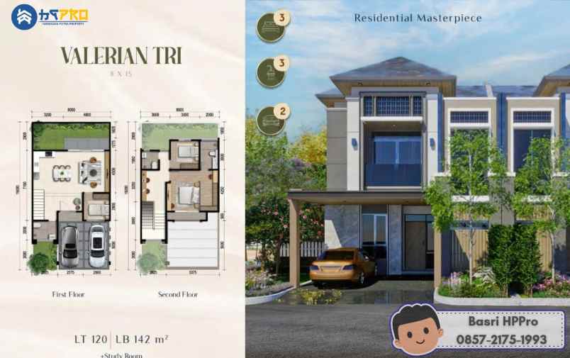 dijual rumah jl interchange karawang barat