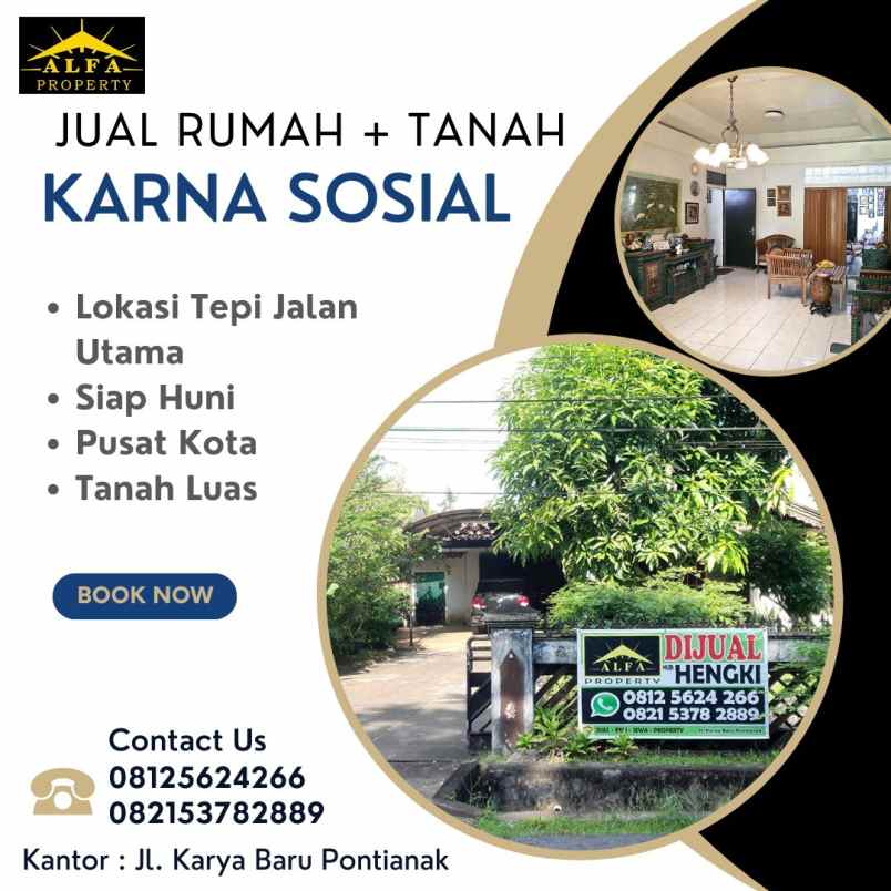 dijual rumah jl karna sosial