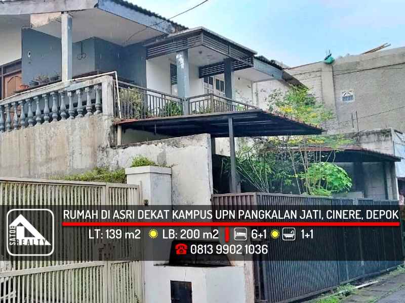 dijual rumah jl kramat pangkalan jati