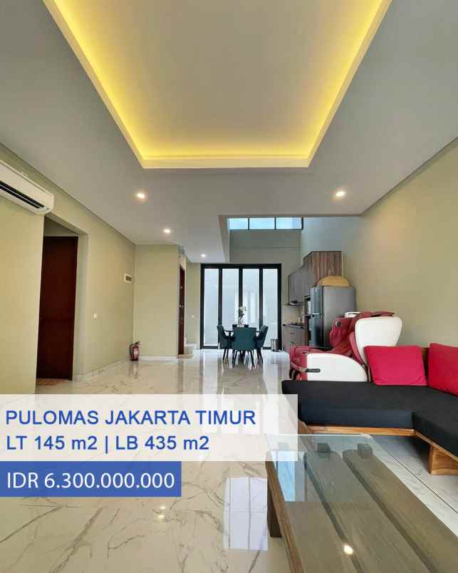 dijual rumah jl pulomas pulogadung