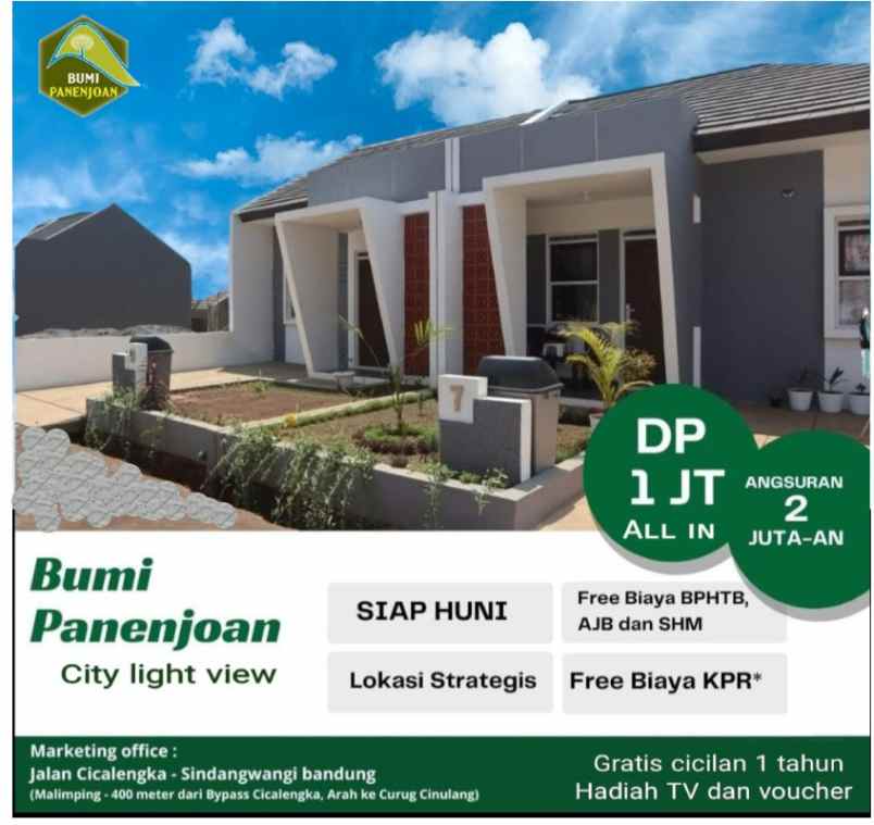 dijual rumah jl sindangwangi cicalengka