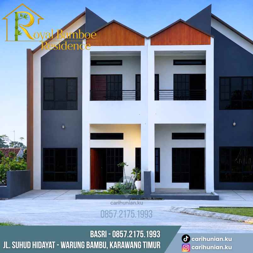 dijual rumah jl suhud hidayat warung bambu