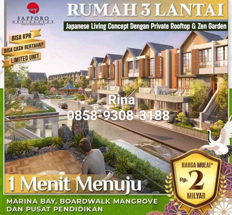 dijual rumah kamal muara penjaringan