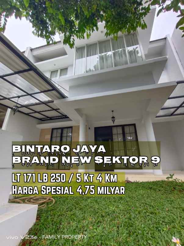 dijual rumah komplek bintaro jaya