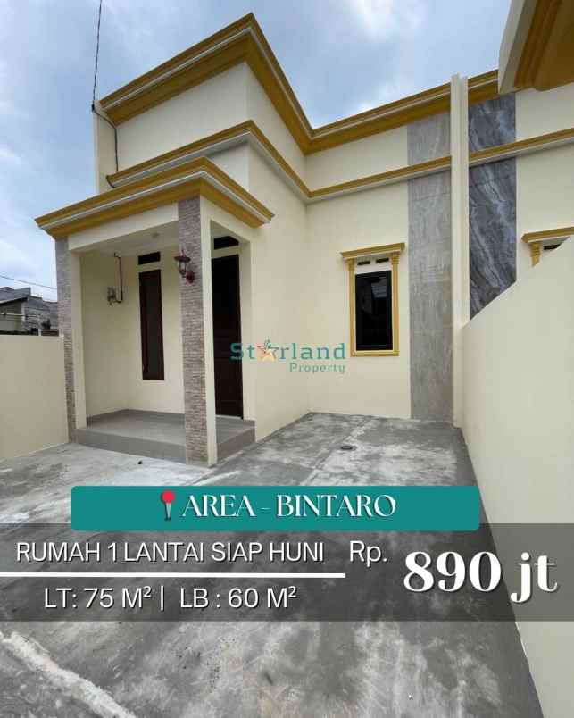 dijual rumah komplek deplu