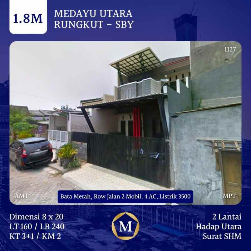 dijual rumah medayu utara