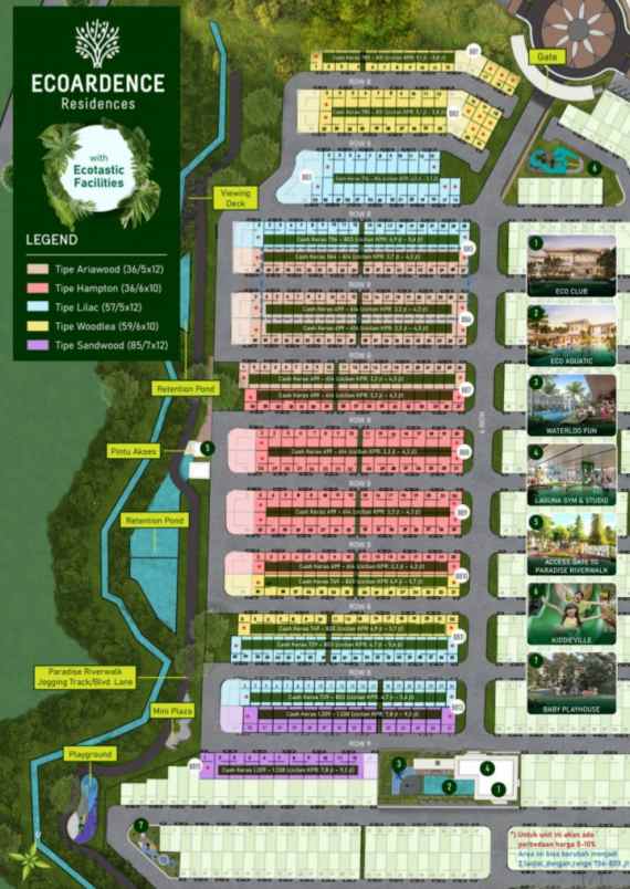 dijual rumah modern 1 lantai di serpong tanpa dp