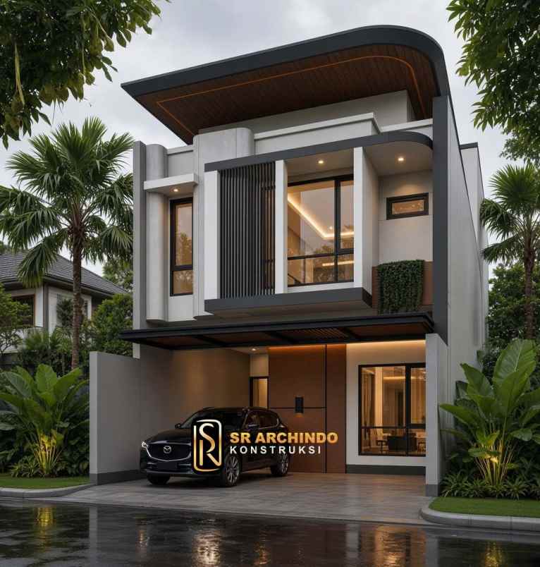 dijual rumah modern kontemporer di jagakarsa