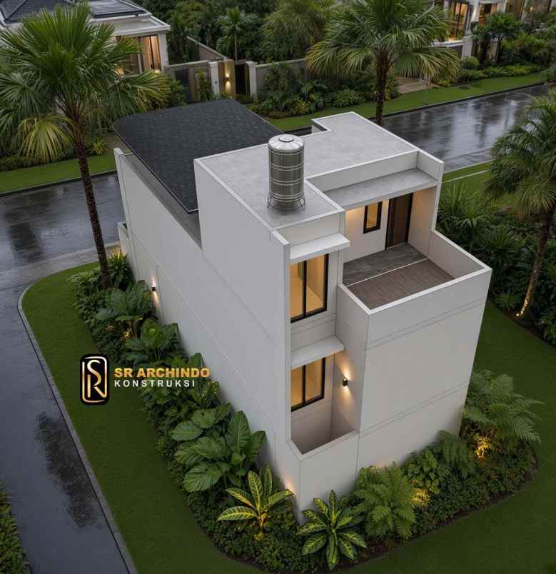dijual rumah modern kontemporer di jagakarsa