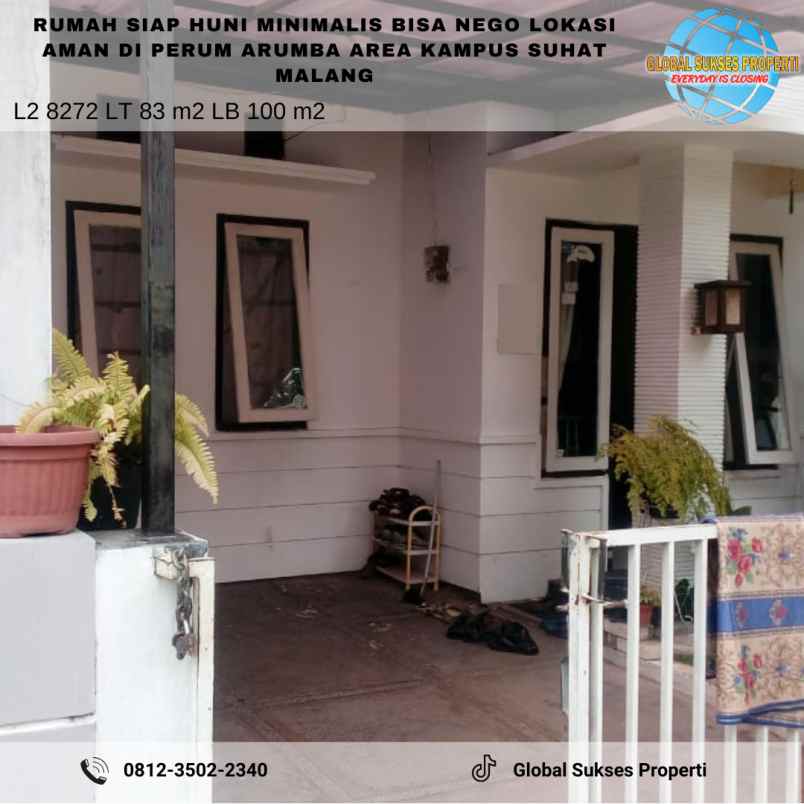 dijual rumah perumahan arumba tunggulwulung