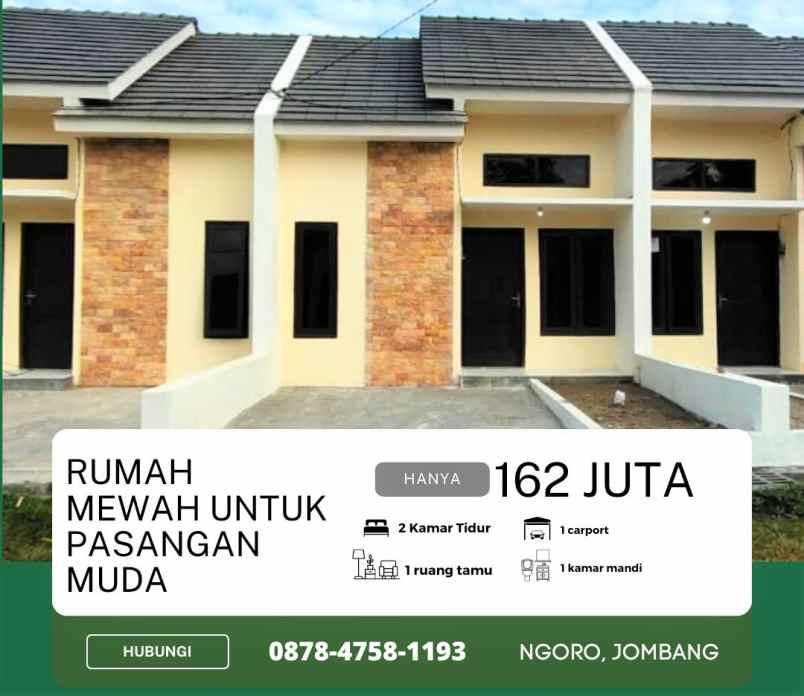 dijual rumah perumahan bumi ngoro