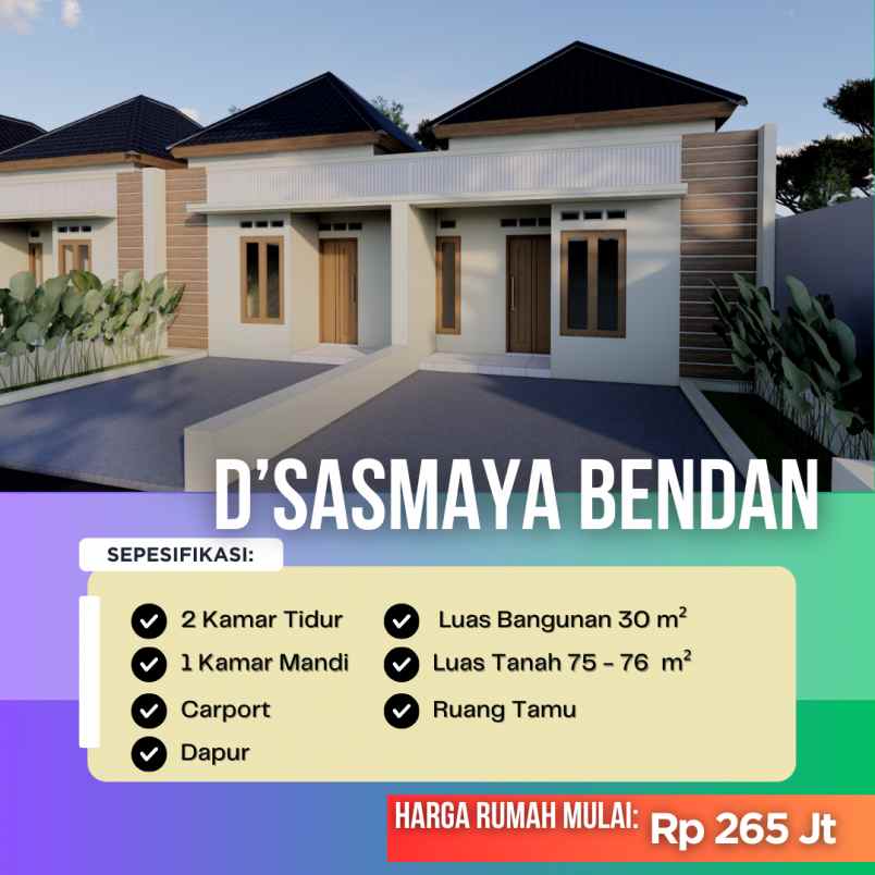 dijual rumah perumahan d sasmaya