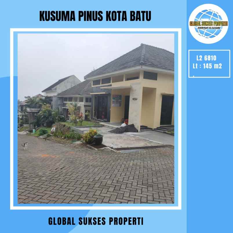 dijual rumah perumahan kusuma pinus jl