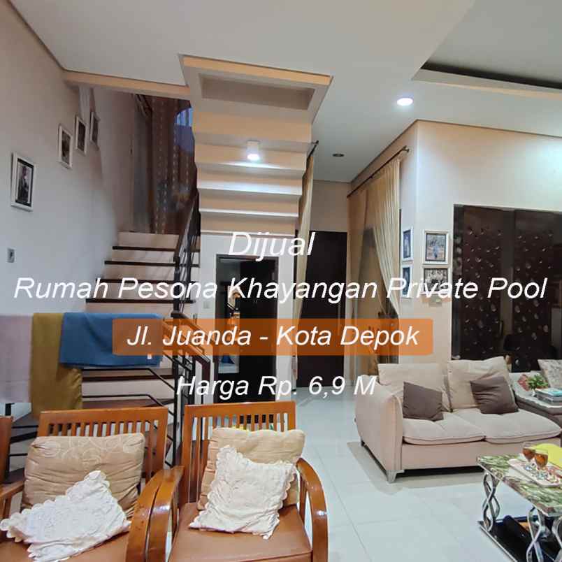 dijual rumah pesona khayangan juanda