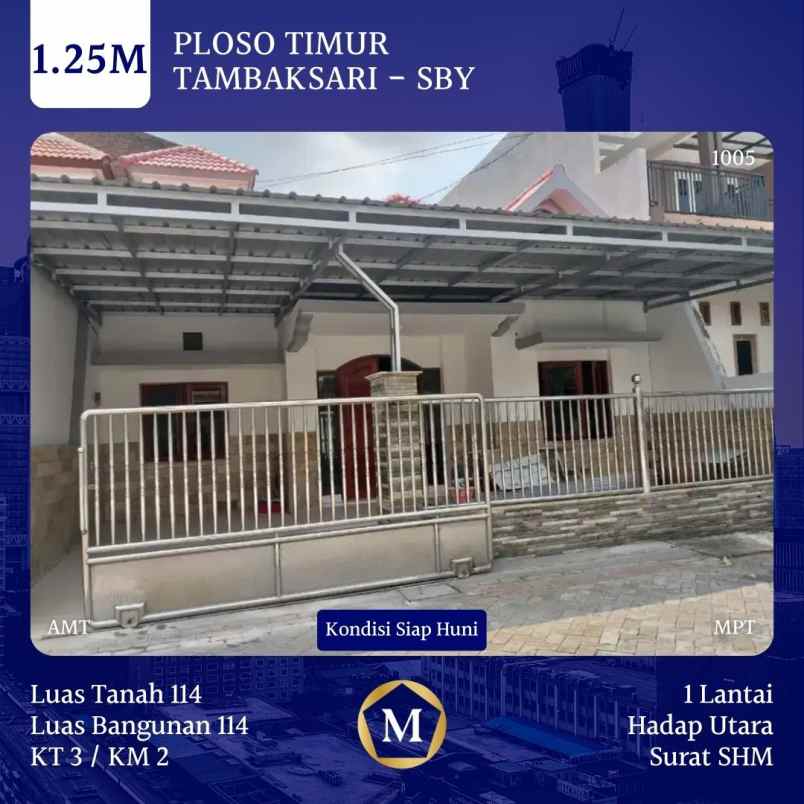 dijual rumah ploso timur