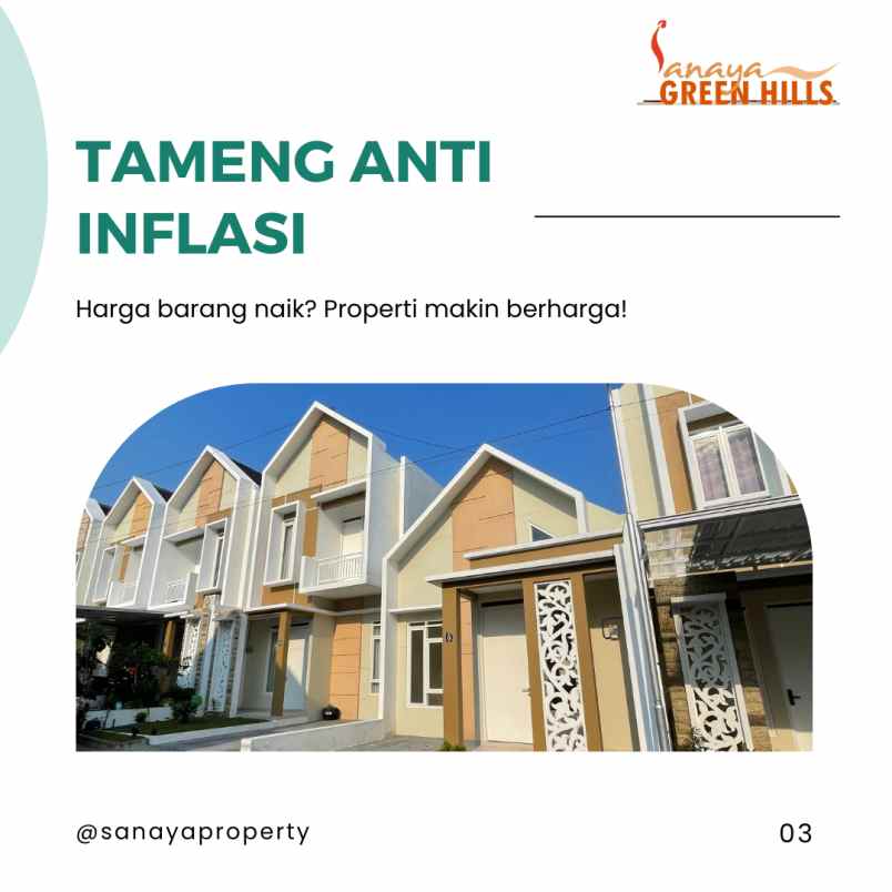 dijual rumah ruko sanaya green hills ji