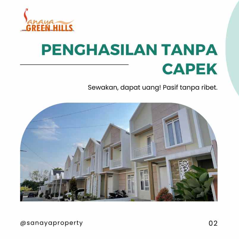 dijual rumah ruko sanaya green hills ji