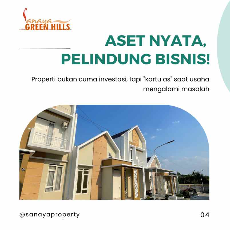 dijual rumah ruko sanaya green hills ji