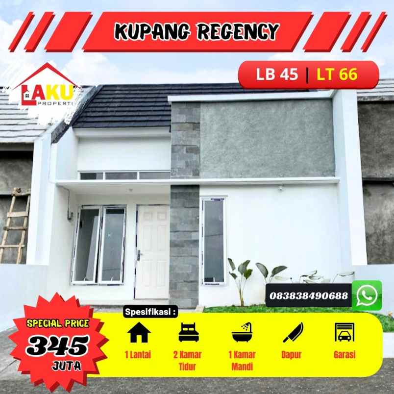 dijual rumah rumah 300jutaan di