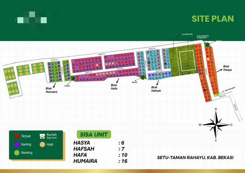 dijual rumah setu bekasi