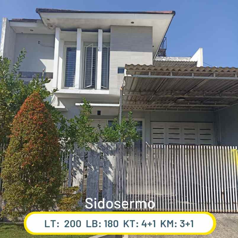 dijual rumah sidosermo pdk