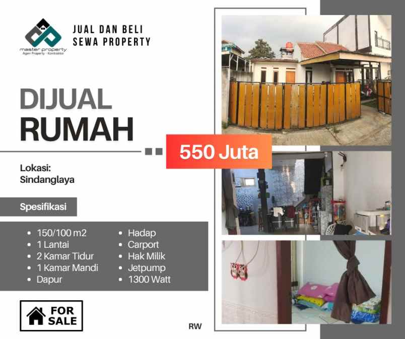 dijual rumah sindanglaya atas
