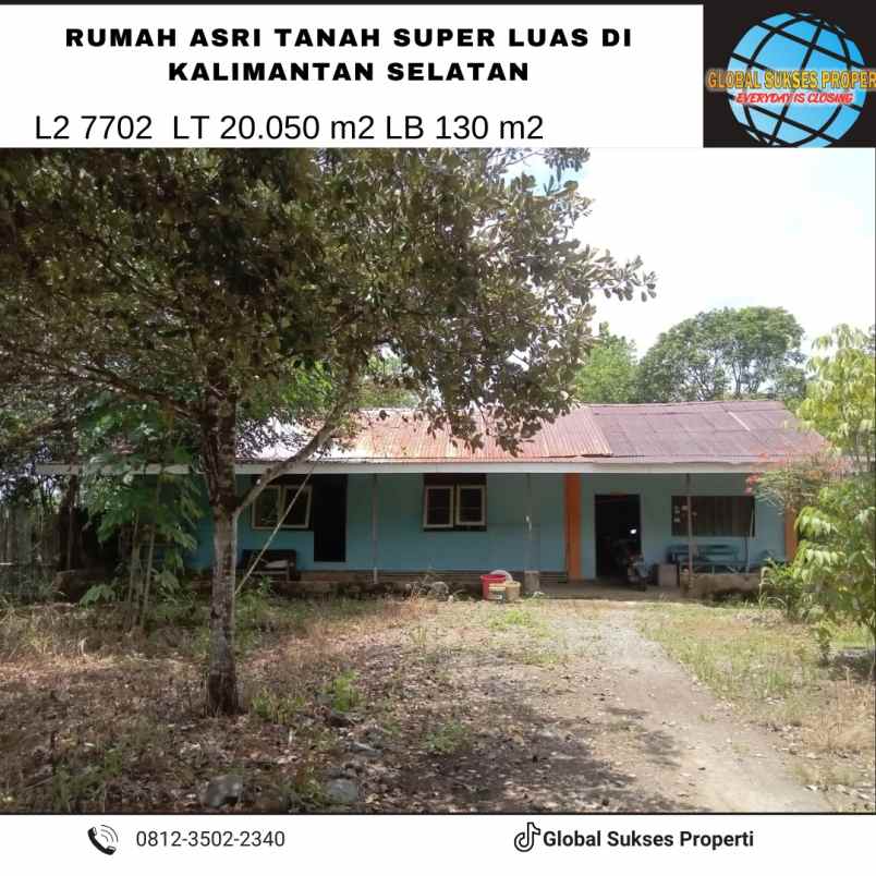 dijual rumah tambang ulang