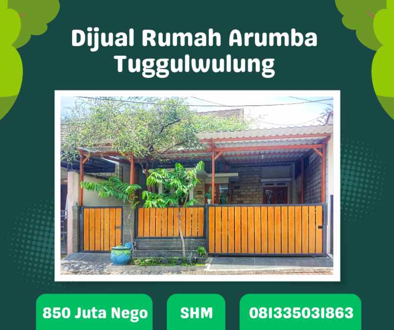 dijual rumah terawat lowokwaru kota malang