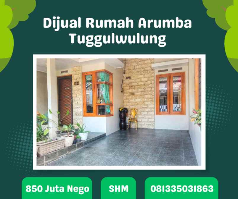 dijual rumah terawat lowokwaru kota malang