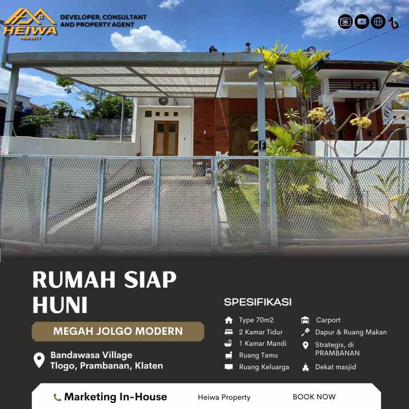 dijual rumah tlogo prambanan klaten