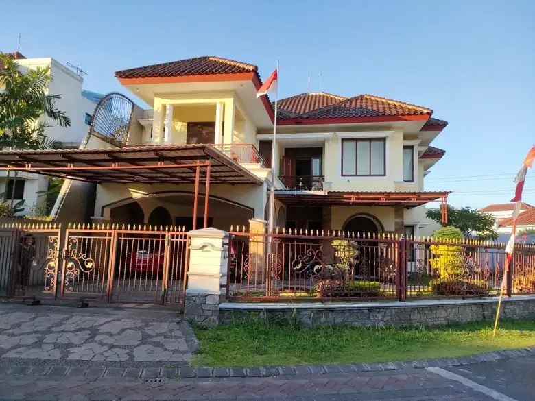 dijual rumah villa bukit mas cluster monaco surabaya