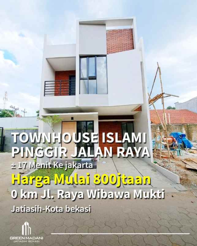 dijual rumah wibawa mukti