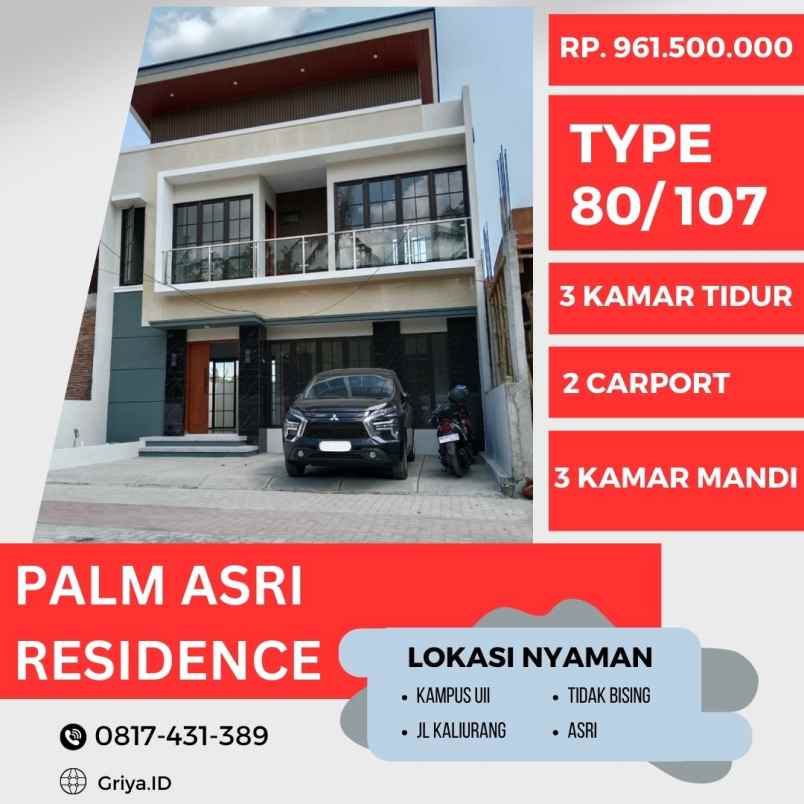 dijual rumah wonosalam ngaglik sleman jogja