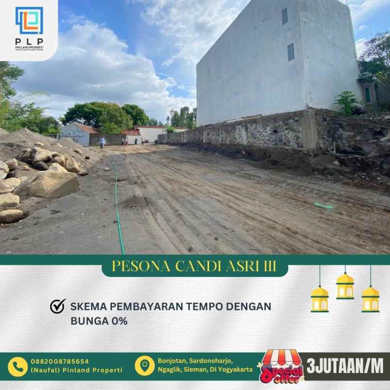 dijual tanah bonjotan sardonoharjo