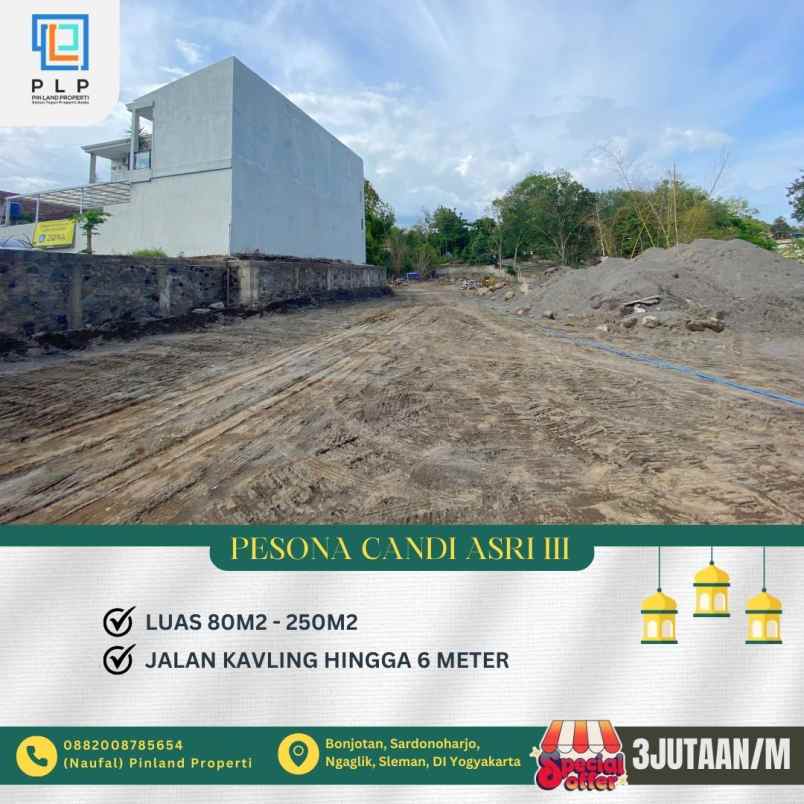 dijual tanah bonjotan sardonoharjo