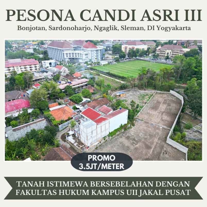 dijual tanah bonjotan sardonoharjo