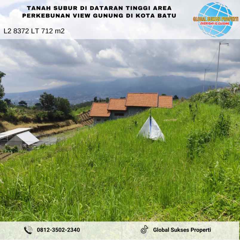 dijual tanah bulukerto