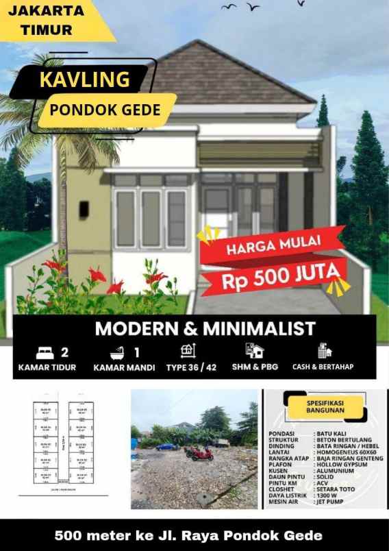 dijual tanah cipayung jakarta timur