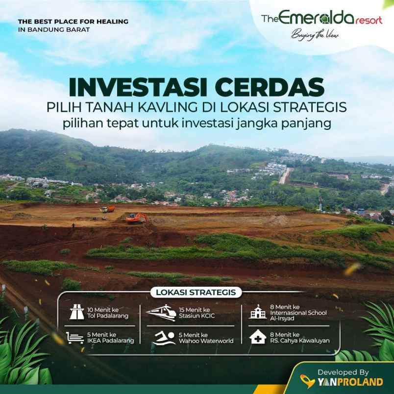 dijual tanah cirendeu jayamekar