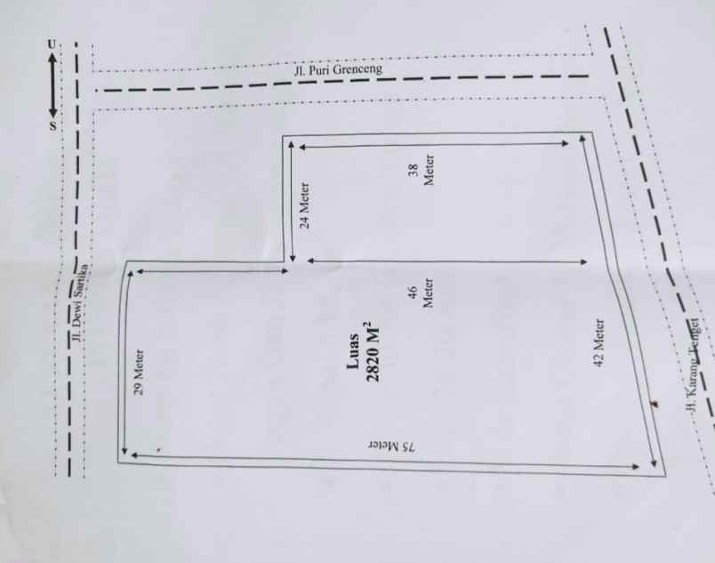 dijual tanah depan bandara