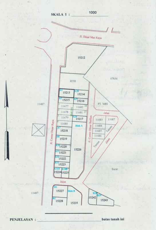 dijual tanah di dinar asri meteseh tembalang semarang