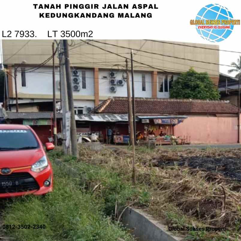 dijual tanah di raya tlogowaru desa