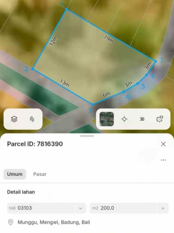 dijual tanah gandamayu pemaron