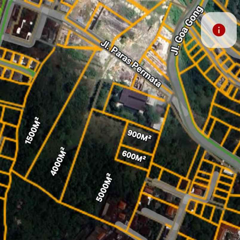 dijual tanah goa gong