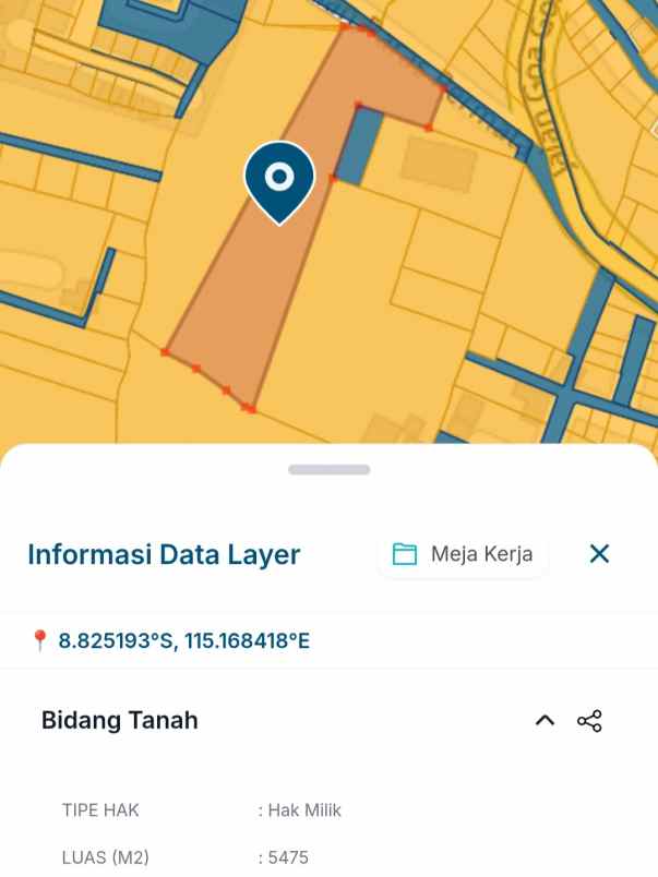 dijual tanah goa gong