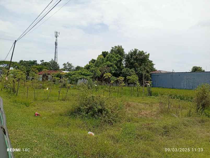 dijual tanah jalan raya banjarsari