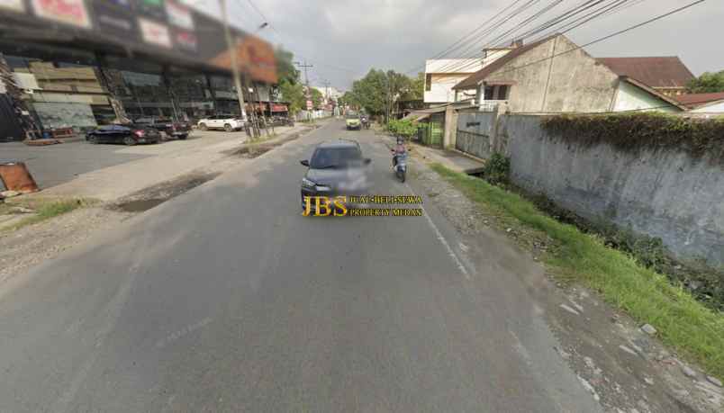 dijual tanah jalan sunggal dekat jl