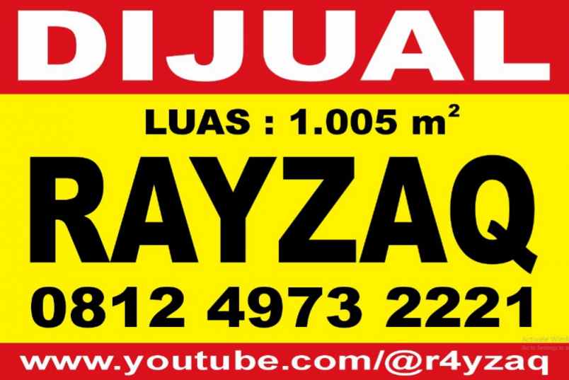 dijual tanah jalan teuku umar pasuruan